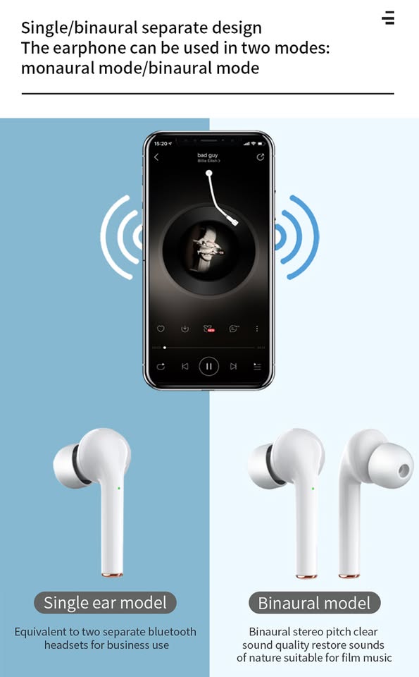 Wireless Earbuds Bluetooth 5.2 Earphones Headset In-Ear Pods For Android IOS