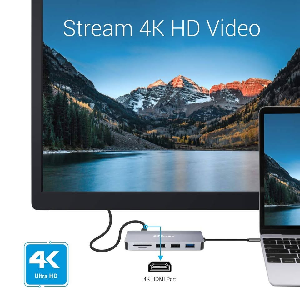 7 in 1 USB 3.1 Type-C hub with 4K HDMI