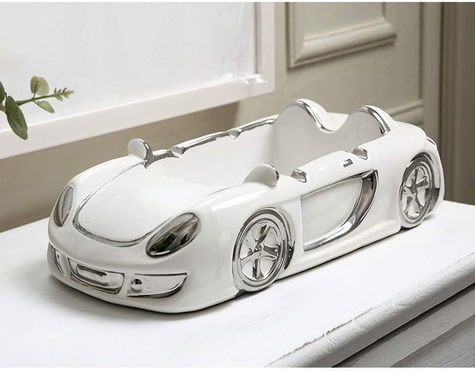 Modern Luxury Car Shape Ceramic Decor for Living Room