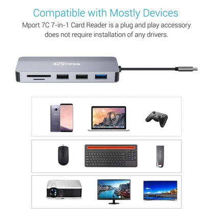 7 in 1 USB 3.1 Type-C hub with 4K HDMI