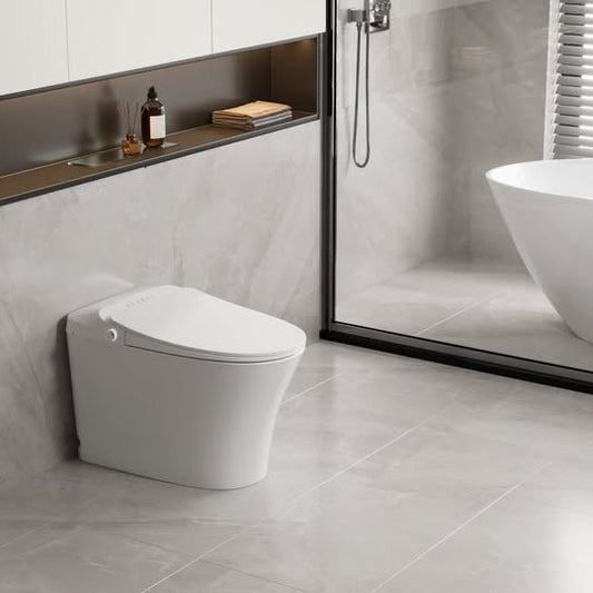 Smart Toilet, with Warm Water Dual Auto with Remote Flush with Australian Watermark
