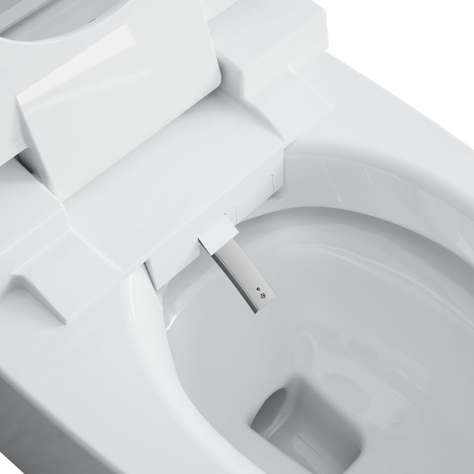 Smart Toilet, with Warm Water Dual Auto with Remote Flush with Australian Watermark