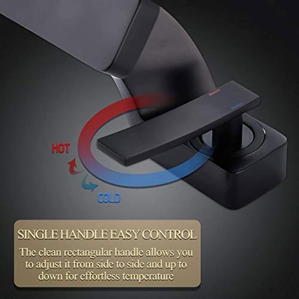 Modern Bathroom Mixer Faucet with Single Handle