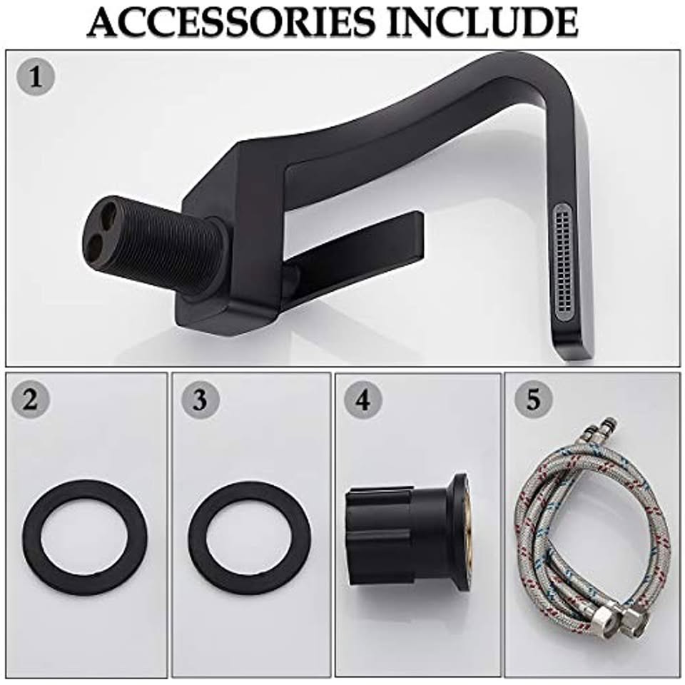 Modern Bathroom Mixer Faucet with Single Handle