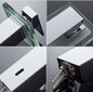 Glass Waterfall Single Lever Basin Mixer for HOT and Cold Water