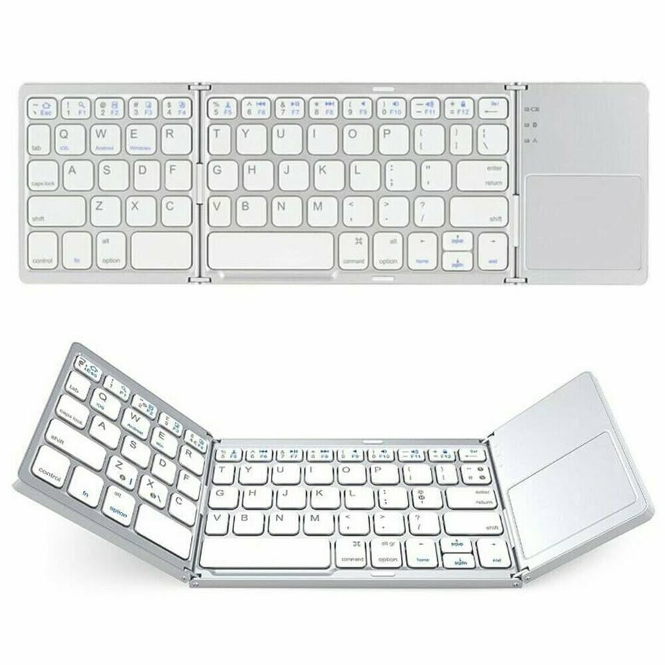 Wireless Bluetooth foldable Keyboard with Touchpad