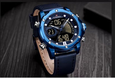 Brand New Mens Sports Chronograph with Dual Time