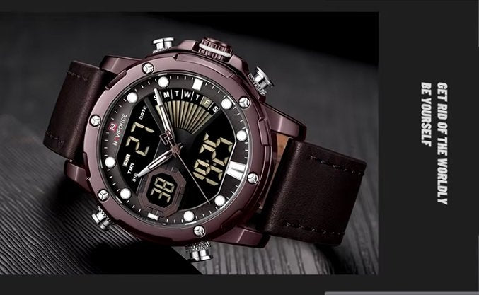 Brand New Mens Sports Chronograph with Dual Time