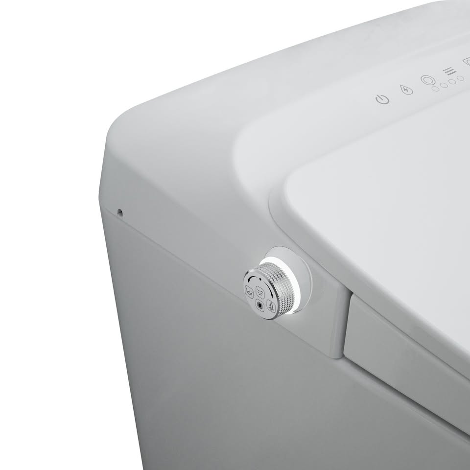 Smart Toilet, with Warm Water Dual Auto with Remote Flush with Australian Watermark