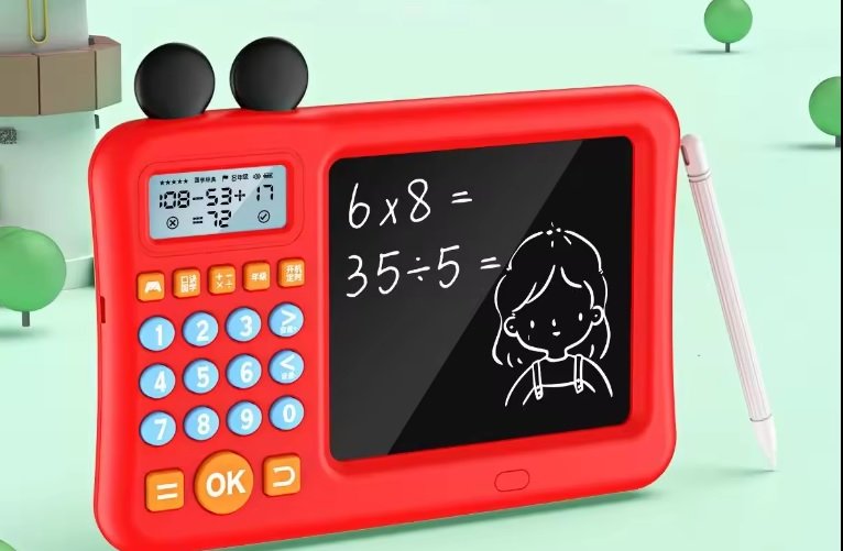 Maths Teaching Calculator Preschool Learning Toy for Children Girls Kids
