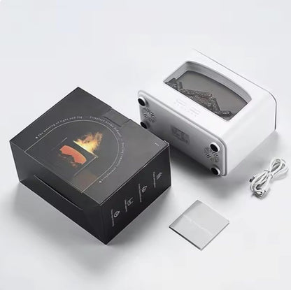 Simulated Fireplace Air Humidifier Portable Aroma Diffuser Air Purification