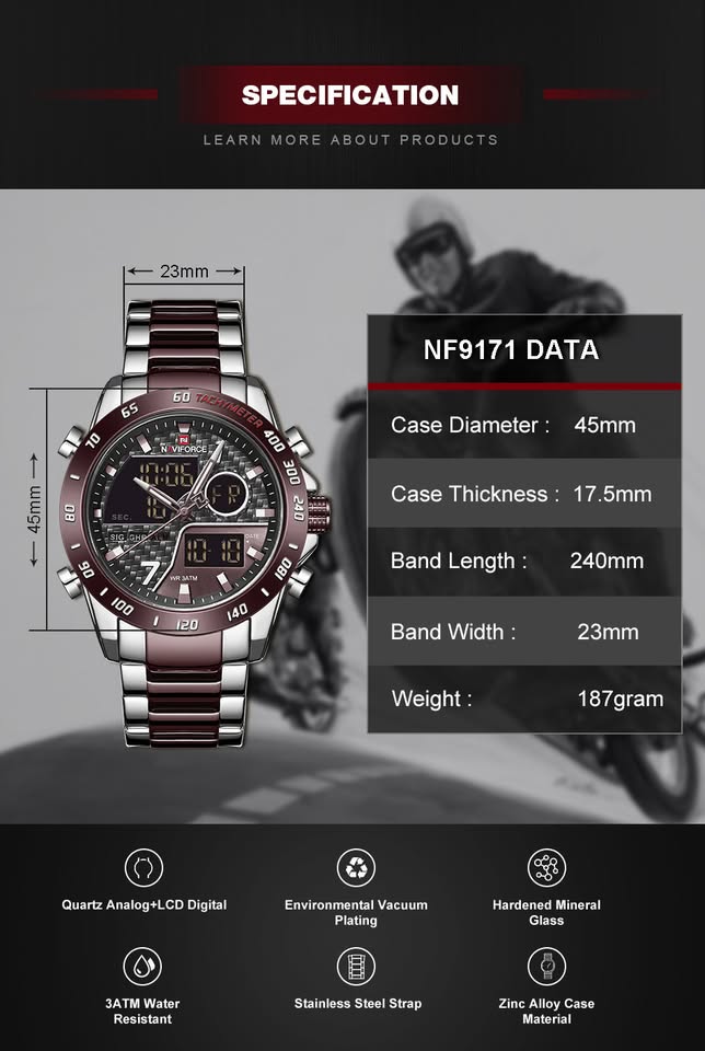 Exclusive Sport Military Mens watches - Brand New
