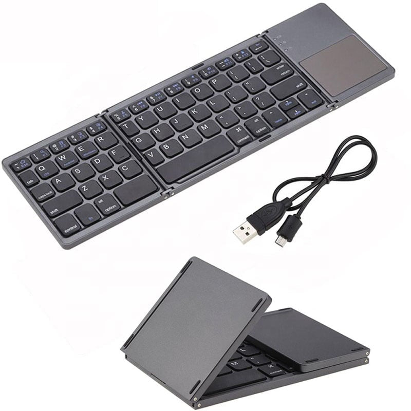 Wireless Bluetooth foldable Keyboard with Touchpad