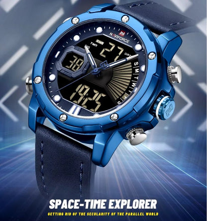 Brand New Mens Sports Chronograph with Dual Time