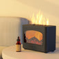 Simulated Fireplace Air Humidifier Portable Aroma Diffuser Air Purification
