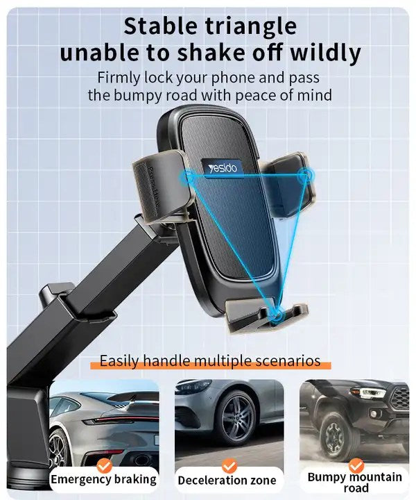 Mobile Dashboard Car Holder with Suction with 360' Rotation