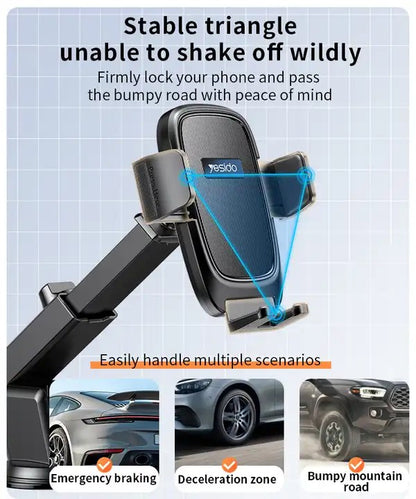 Mobile Dashboard Car Holder with Suction with 360' Rotation