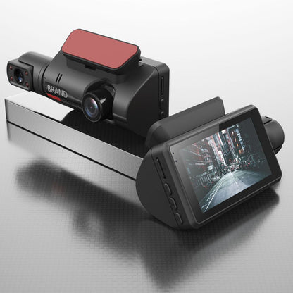 Dual lens Dashcam with 3' Display