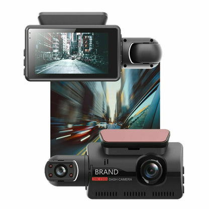 Dual lens Dashcam with 3' Display