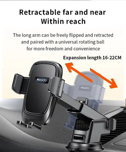 Mobile Dashboard Car Holder with Suction with 360' Rotation