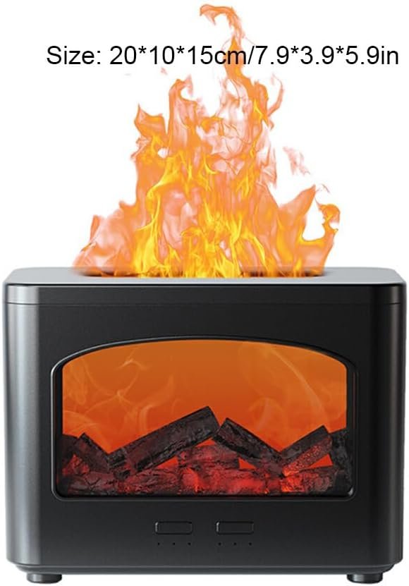Simulated Fireplace Air Humidifier Portable Aroma Diffuser Air Purification