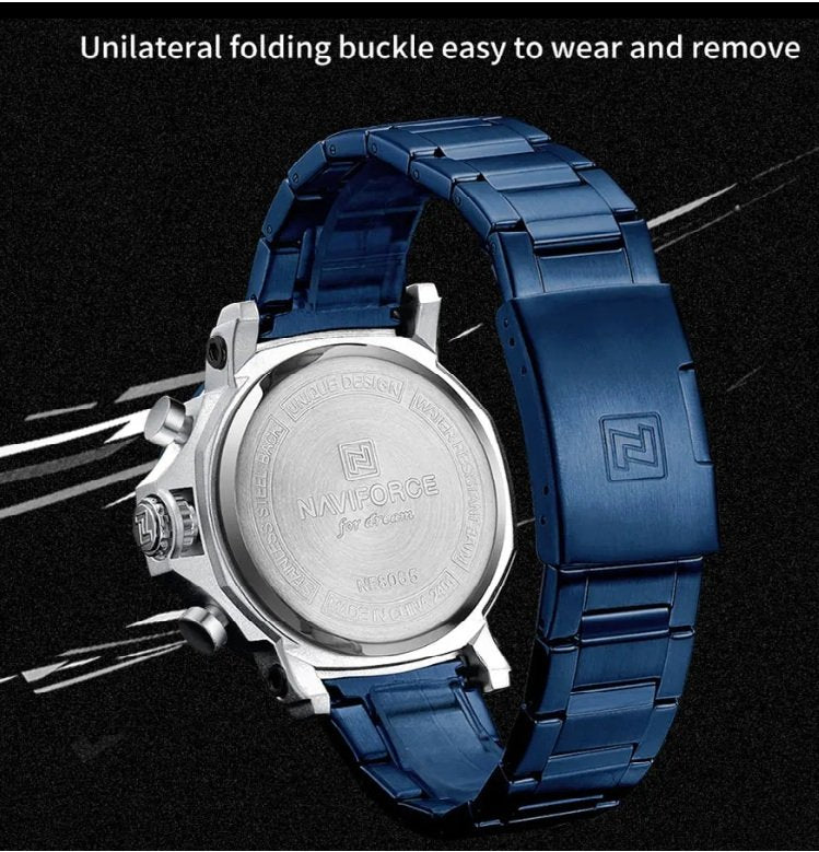 Branded Mens Watch Stainless Steel and Waterproof