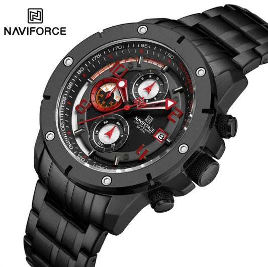 Brand New Stainless Steel Watch with Chronograph and Waterproof