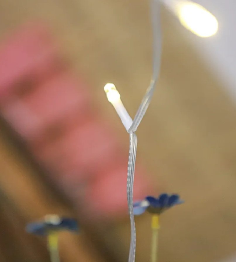Warm White Decorartive Curtain Lights with different modes