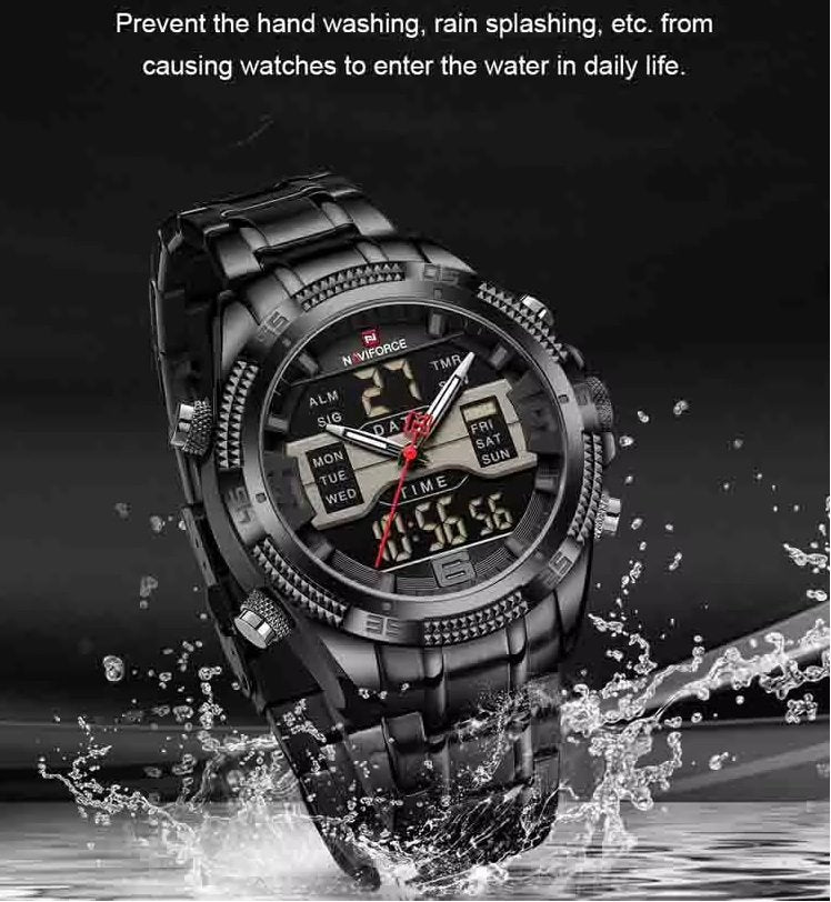 Brand New Naviforce Mens Watch Analog and Digital