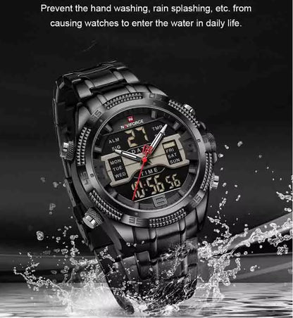 Brand New Naviforce Mens Watch Analog and Digital