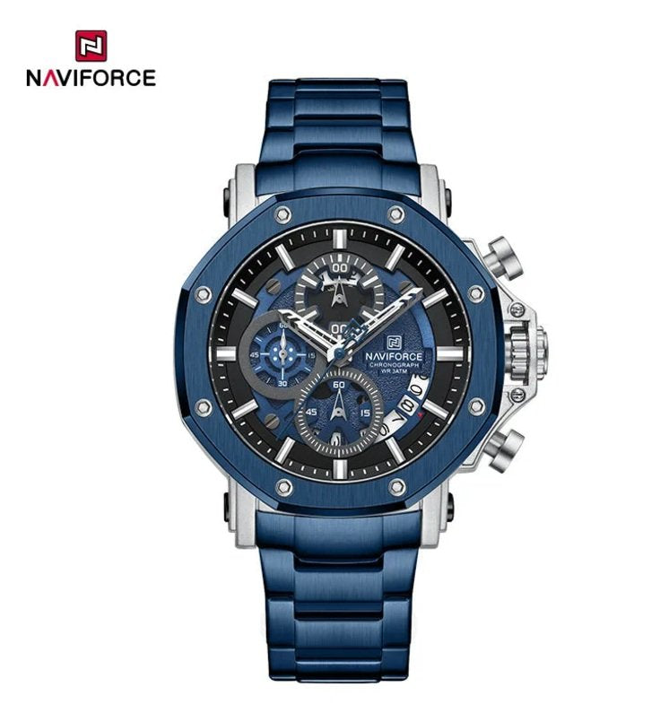 Branded Mens Watch Stainless Steel and Waterproof