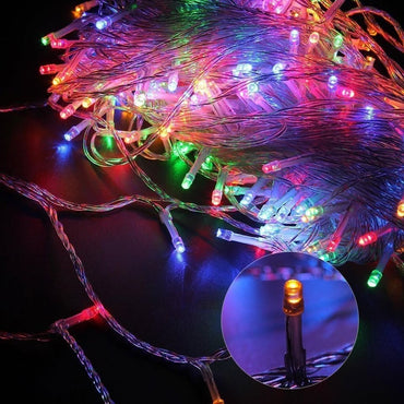 Multi Colour LED Fairy String Lights for Christmas, Party -30Mtrs