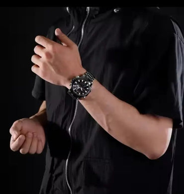 Luxury Stainless Steel Men's Multi-Function Digital Watch