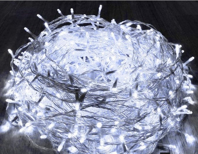 Decorative Cool White LED Fairy String Lights for Christmas, Party -30Mtrs