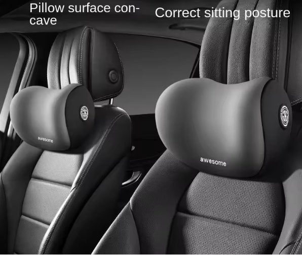 Back Support Pillow Car Seat Headrest Lumbar Cushion