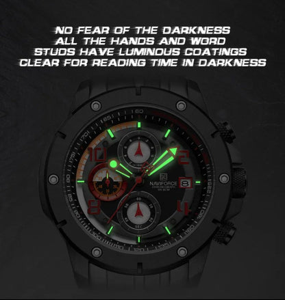 Brand New Stainless Steel Watch with Chronograph and Waterproof