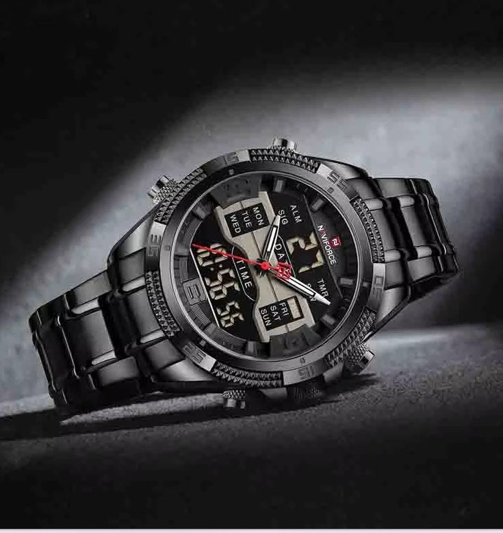 Brand New Naviforce Mens Watch Analog and Digital