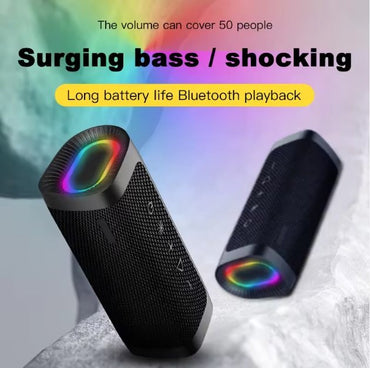 Bluetooth Wireless Speakers With Colorful RGB Party Lights