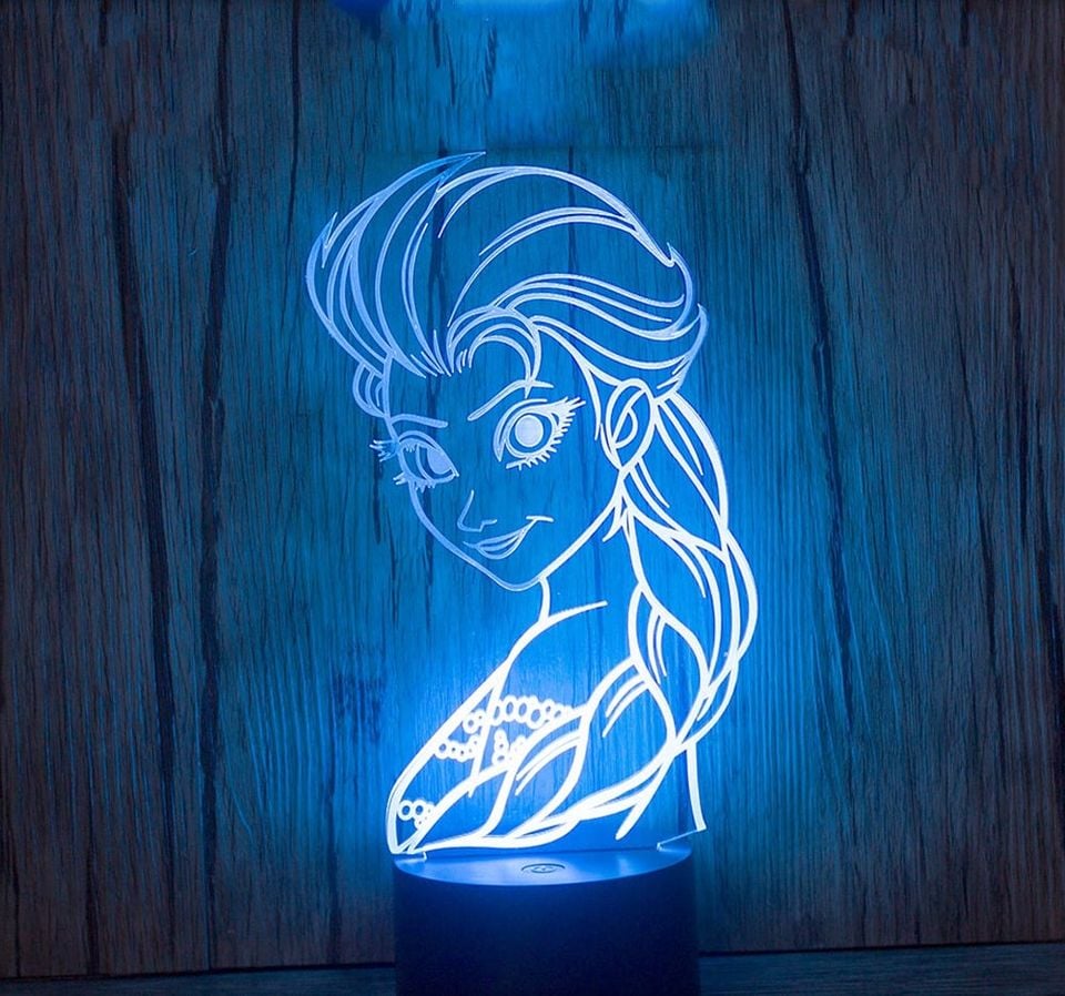 3D Lamps with Colour changing for Kids