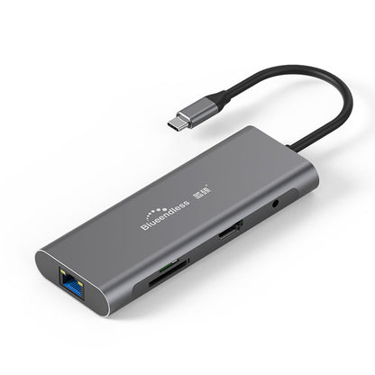 Brand New 9 in 1 Type C Hub with 3 USB, HDMI ,RJ 45,SD Card,TF card