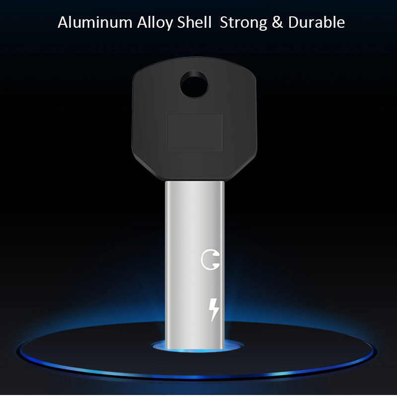 2 in 1 audio headphone adapter for dual lightning adapter