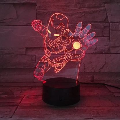 3D Lamps with Colour changing for Kids