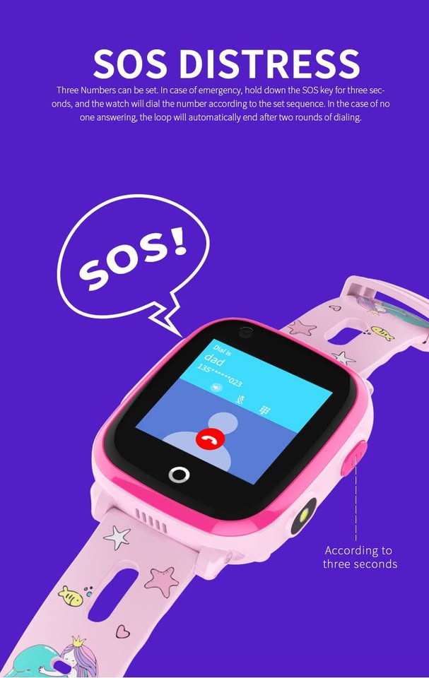 Brand New Kids 4G Smart watch with GPS & Calling