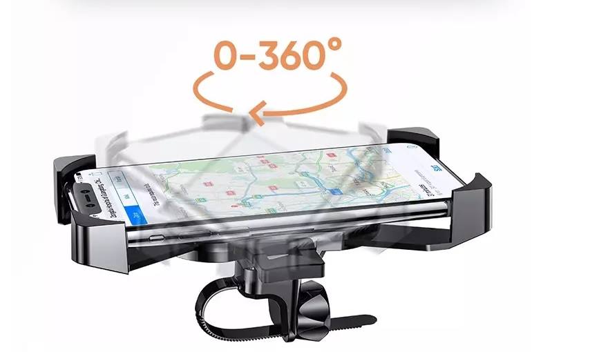 Handlebar Mount Holder Motorcycle Bicycle Bike Stand For Mobile Phone GPS