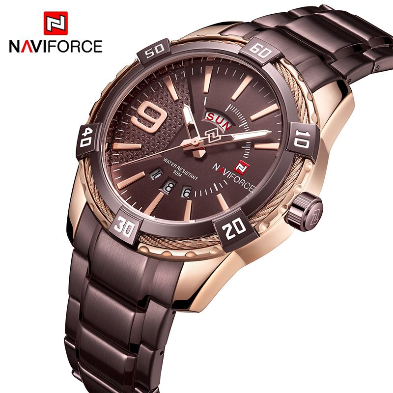 Brand New Analog Watch with Metal Strap