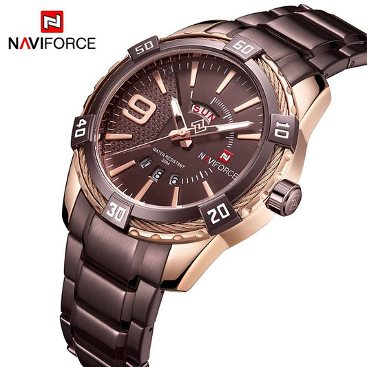 Brand New Analog Watch with Metal Strap