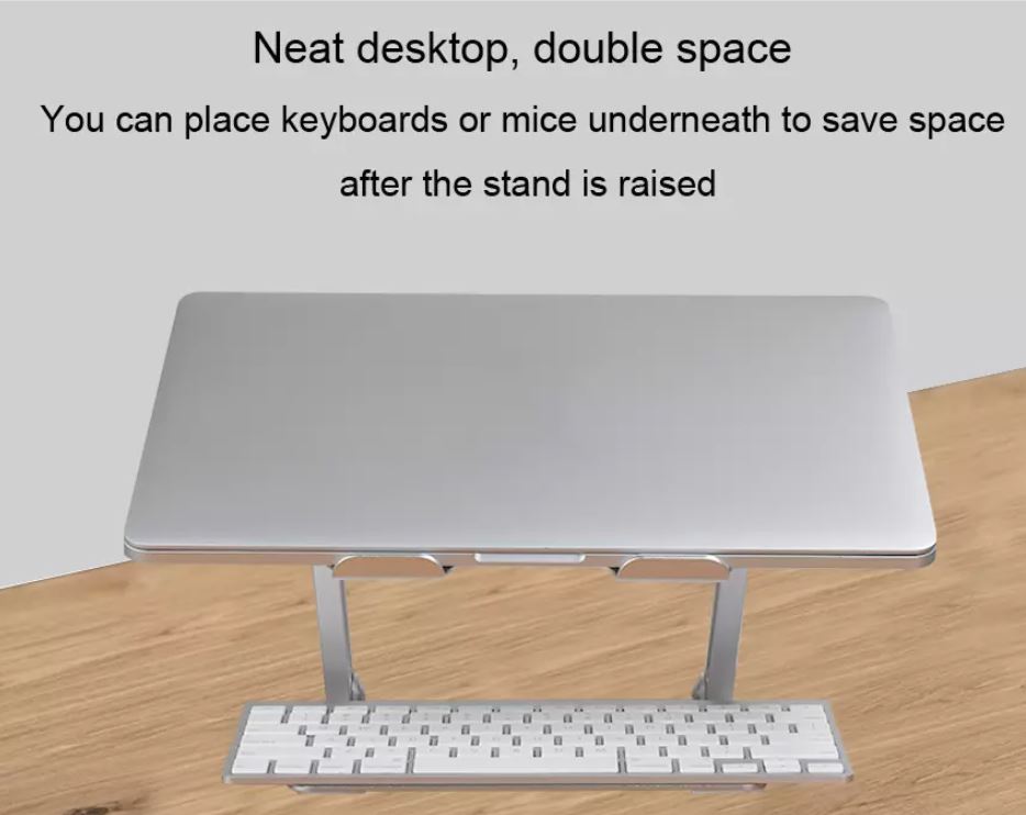 Adjustable Folding Aluminum Stand Ergonomic Design Portable Laptop Stand Holder