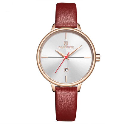 Elegant New Leather Women Wrist Watch