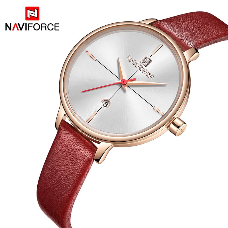 Elegant New Leather Women Wrist Watch