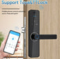 Smart Door Lock Digital Fingerprint APP Password Key Security Lock
